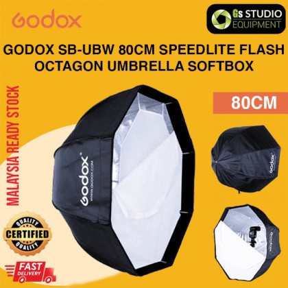 GODOX SB-UBW 80CM SPEEDLITE FLASH OCTAGON UMBRELLA SOFTBOX OCTABOX